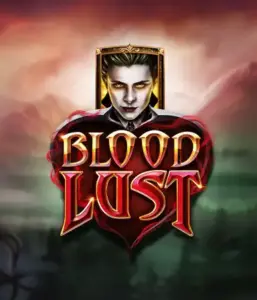 ELK Studios' Blood Lust slot displayed with its enigmatic vampire theme, including high-quality symbols of vampires and mystical elements. The visual emphasizes the slot's gothic aesthetic, enhanced by its unique 5-reel and 99-payline structure, making it an enticing choice for those drawn to dark, supernatural themes.